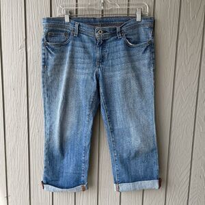 Y2K Polo Ralph Lauren Stretch Jeans Size 8 Cropped Denim Mid-Rise